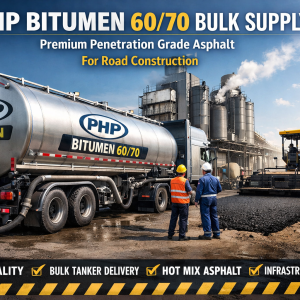 PHP Bitumen 60/70 Bulk Supply – Premium Penetration Grade Asphalt for Road Construction